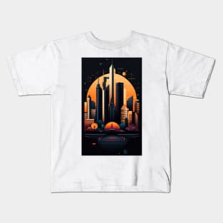 Skyscraper Symphony Kids T-Shirt